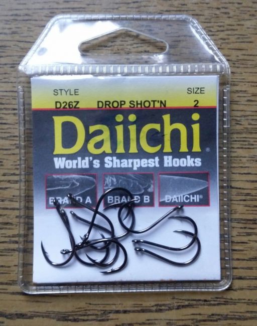 Daiichi Drop Shot Raubfischhaken Gr. 2