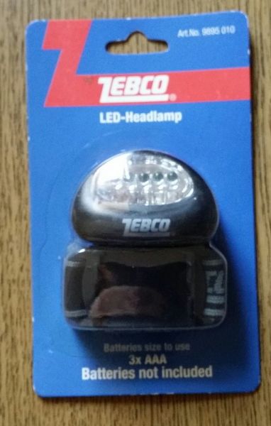 Zebco LED- Kopflampe